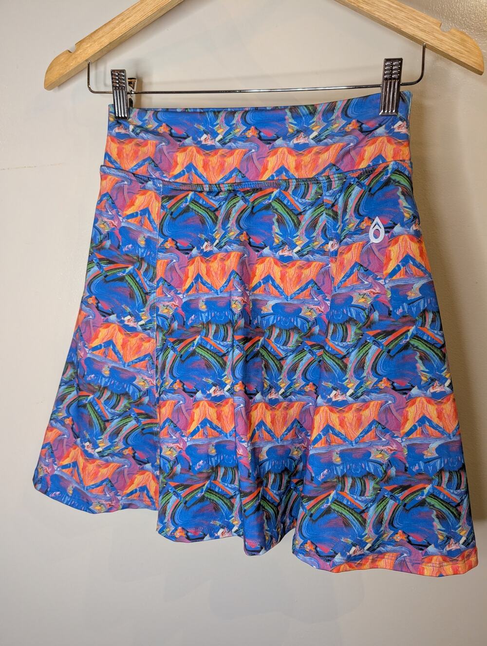 DonaJo JoJo Skort Abstract Mountain Print Athletic Tennis Skirt Size 1 (XS/S)